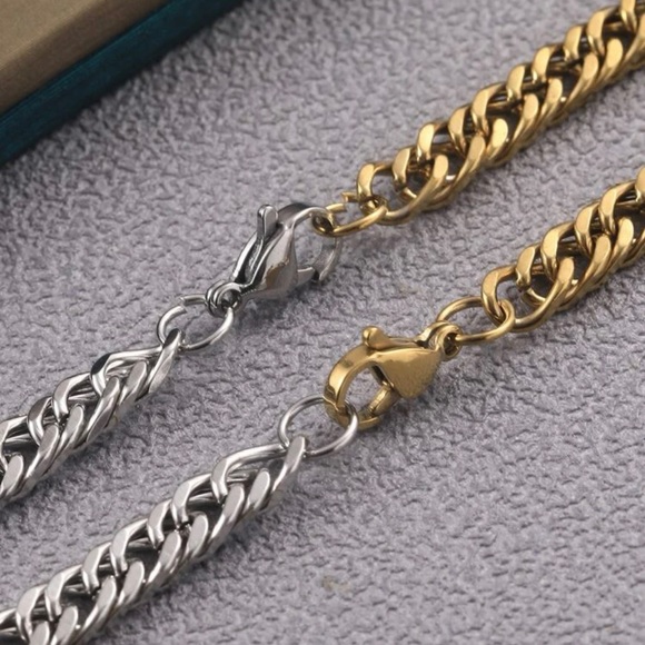 Men Stainless Steel Chain Necklace - Picture 3 of 4